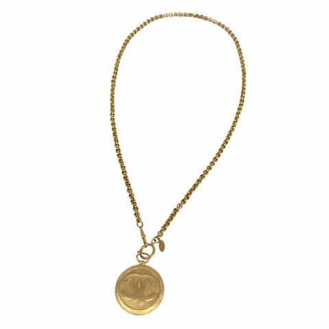 CHANEL 中古 CC 長頸鏈