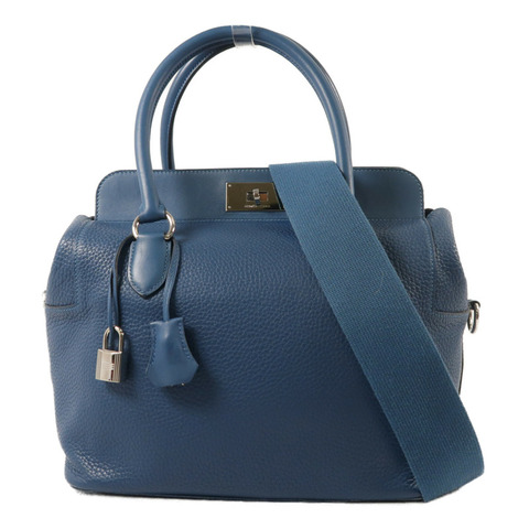 HERMES Clemence皮革Toolbox 26手挽肩背兩用袋Colvert