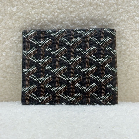 Goyard 經典咖啡色老花短夾
