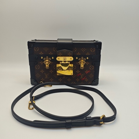 路易威登/Louis Vuitton 老花拼黑硬盒子。