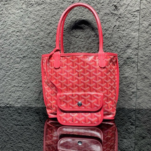 ❤️Goyard/戈雅 mini托特包購物袋手提包單肩包 紅色