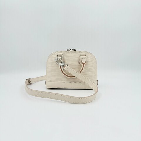 Louis Vuitton - 石英白EPI銀釦Namo alma貝殼包