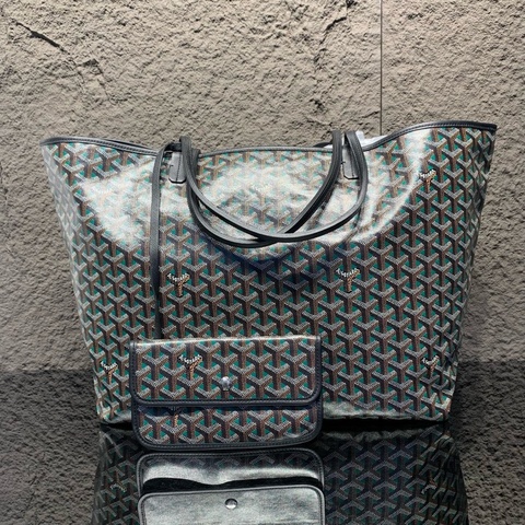 ❤️Goyard/戈雅 週年限量 波普綠Saint Louis Tote子母購物袋托特包單肩包