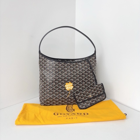 ✨Goyard｜黑色老花Boheme Hobo｜閒置新 25編碼