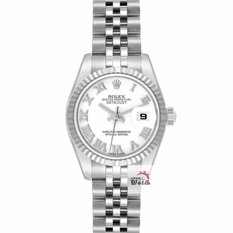 【大眾名錶】ROLEX勞力士 179174 Datejust 新款 蠔式日誌 太陽圈 白色羅馬面盤 五珠帶 錶徑26mm 自動上鍊 大眾名錶G275
