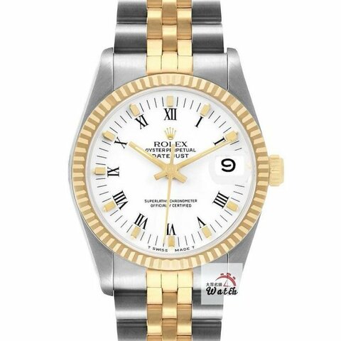 【大眾名錶】ROLEX 勞力士 68273 Datejust 蠔式中型錶 DJ31 白色羅馬面盤 大眾名錶G314