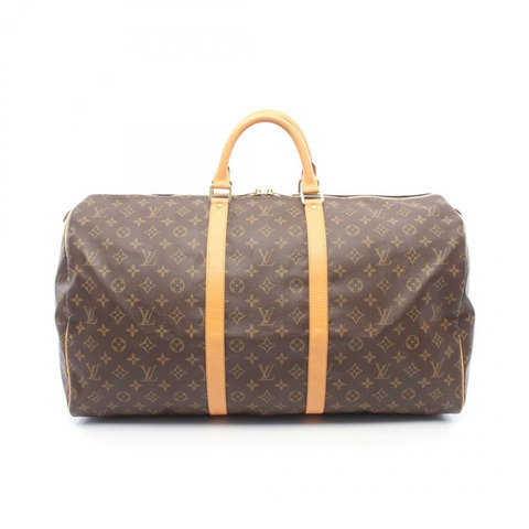 路易威登 Keepall 旅行手提包 M41424 Monogram 皮革棕色二手 LV