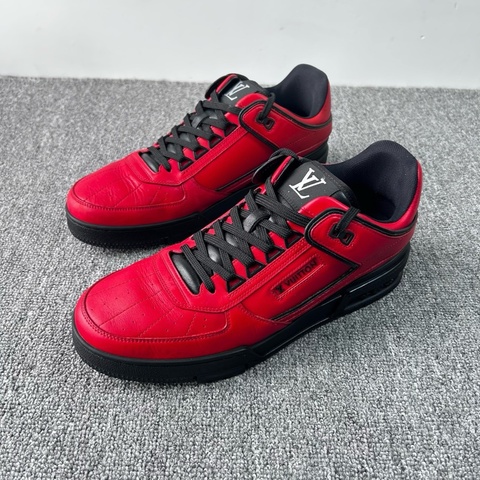 Louis Vuitton 路易威登 LV 紅色Trainer 休閒鞋 /41.5碼 /7.5碼 97新