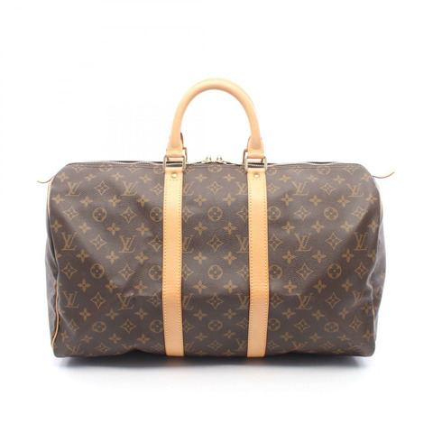 路易威登 Keepall 旅行手提包 M41428 Monogram 皮革棕色二手女款