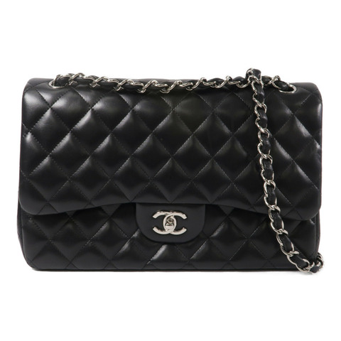 CHANEL 羊皮皮革Large Classic鏈帶肩背袋