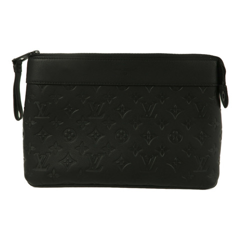 LOUIS VUITTON Monogram Shadow Pochette Voyage Souple手拿包