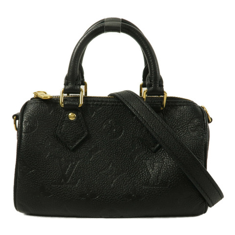 LOUIS VUITTON Monogram Empreinte Nano Speedy手挽肩背兩用袋