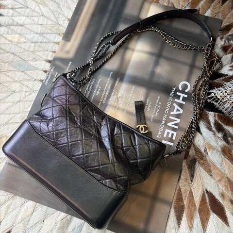 CHANEL 換彩牛皮 流浪包