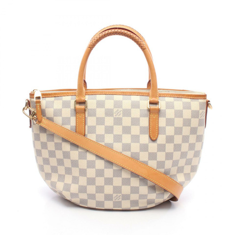 路易威登 Riviera PM 單肩手提包 N48250 Damier Azur 二手女士