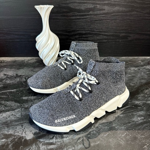 Balenciaga巴黎世家灰白襪子鞋休閒鞋 44碼 95新