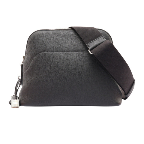 黑色 Togo 牛皮 Bolide Messenger 斜背包 K刻 銀釦【HERMES 愛馬仕】 H086958CK
