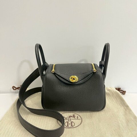 Hermes Mini Lindy 黑金 Z刻