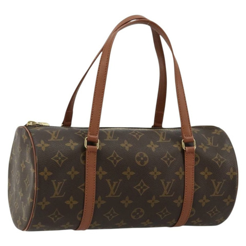 路易威登 Monogram Papillon 30 手提包 M51385 LV Auth 177553A