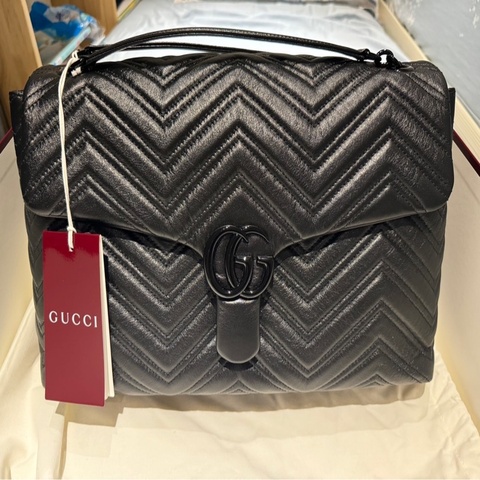 GUCCI  9.9成新 GG Marmont系列大号肩背包 原價約10萬 「只有試背未使用過」101專櫃購買 明細完整