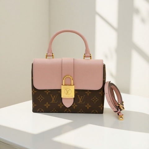 莉亞精品♡ Lv M44080 Locky BB 粉色 二手美包