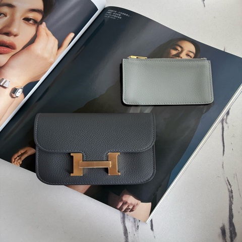 Hermes 深灰金H康康SLIM腰包🎀膠膜還在