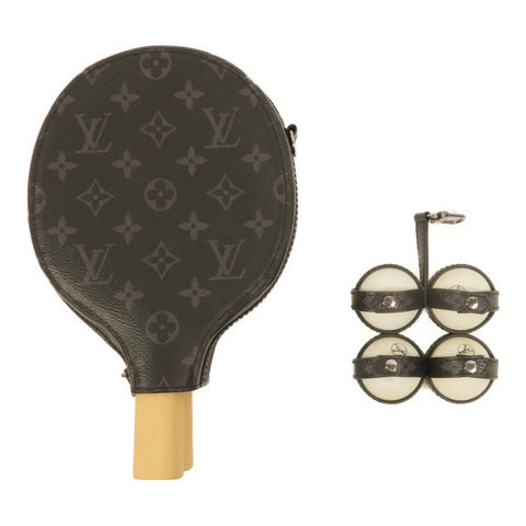 LOUIS VUITTON Monogram Eclipse Classic James Ping Pong Set乒乓球套裝