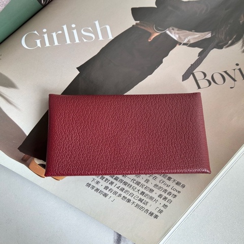 Hermes 磚紅色Calvi duo❤️