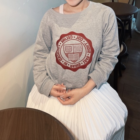 Celine灰色長袖大學T