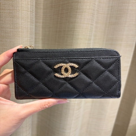 Chanel皮夾 黑色