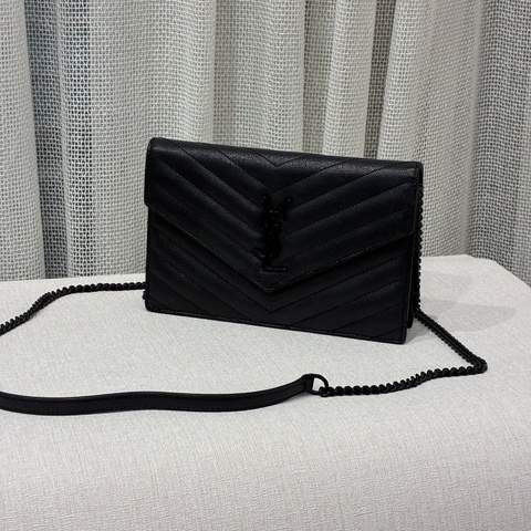 99新🖤＃Ysl so black woc＃小號19cm＃信封包