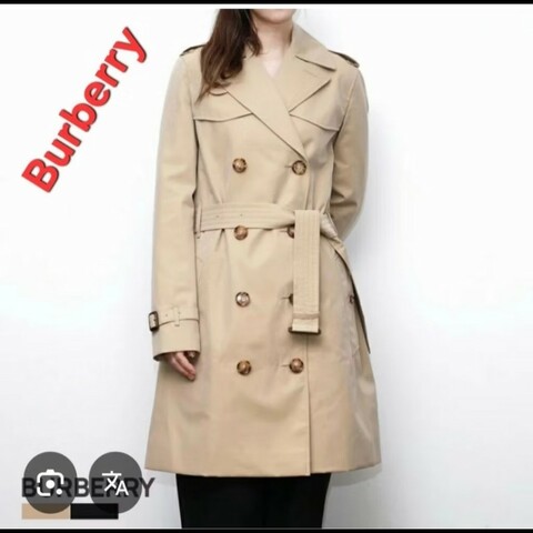 全新未使用／原價9萬9／女38號／ Burberry／女神長版風衣