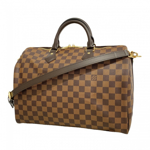 路易威登 Damier Speedy Bandoulière 35 手提包 N40591 Ebene 女式 2 向包