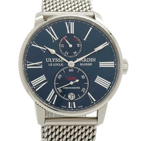 Ulysse Nardin Marine Torpilleur 1183-310 藍色錶盤男士手錶