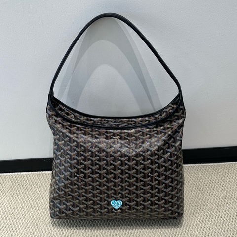 Goyard/戈雅 Hobo藍色愛心單肩包腋下包子母包