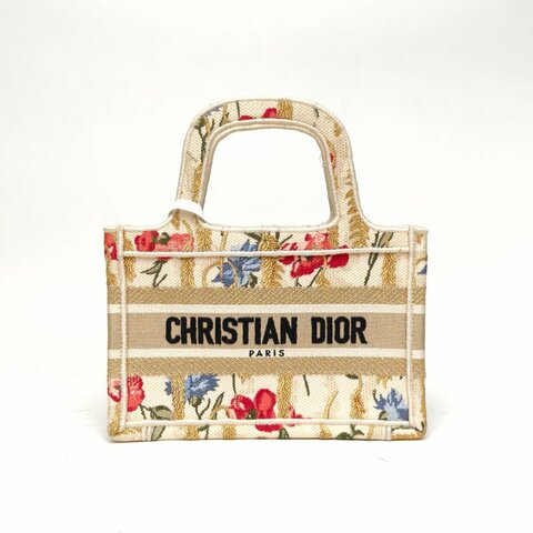 DIOR BookTote迷你拼色帆布2020肩背包
