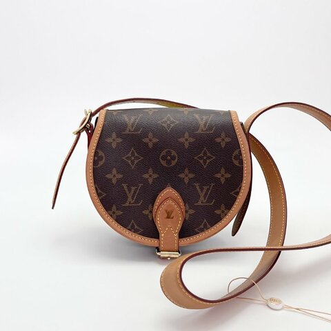 LV/路易威登經典老花單肩斜挎馬鞍包