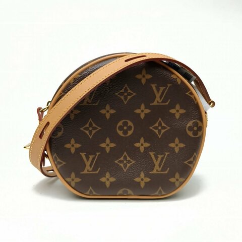 LOUIS VUITTON BOITECHAPEAUSOUPLE軟圓餅小號老花PVC晶片肩背包