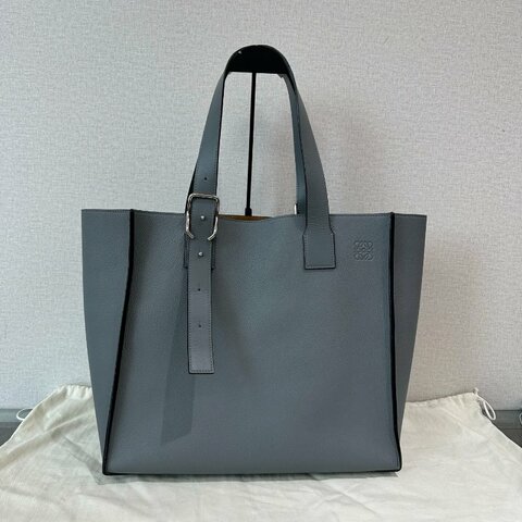 LOEWE/羅意威Buckle銀扣手提单肩托特包