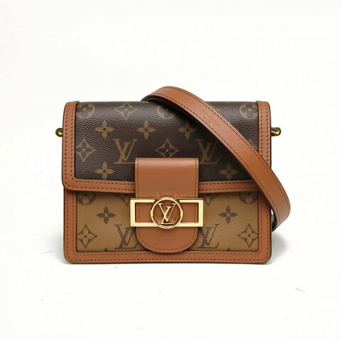 LOUIS VUITTON Dauphine達芙妮Mini20老花PVC肩背包