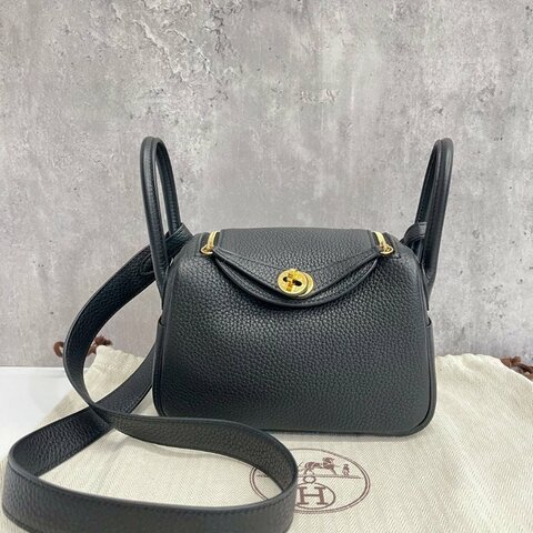 Hermes Mini Lindy黑金Z刻