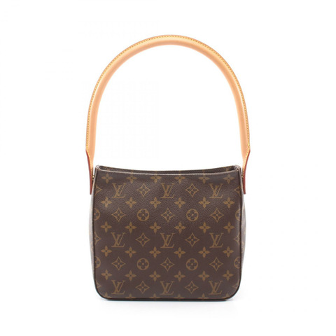 路易威登 Looping MM 單肩手提包 M51146 Monogram 帆布皮革二手 LV
