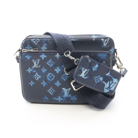路易威登 Trio Messenger 單肩斜背包 M57840 Monogram Shadow 二手