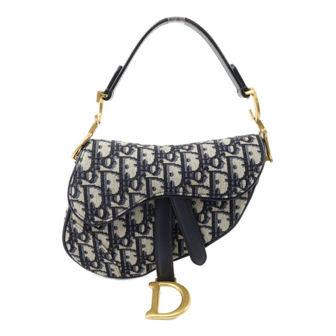 Dior 帆布Saddle Mini肩背袋