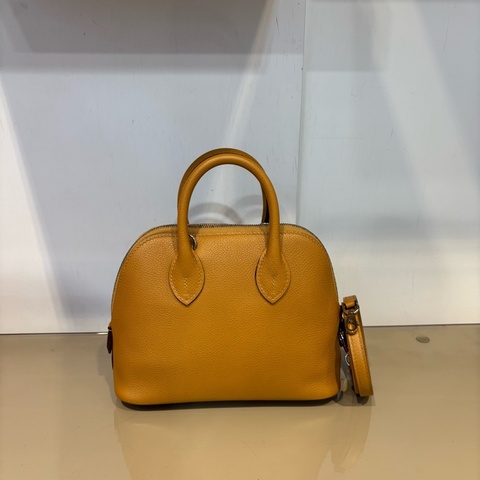 Hermes 芝麻色Evercolor皮Mini Bolide