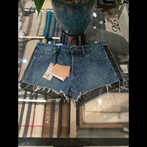 miu miu牛仔短褲27碼