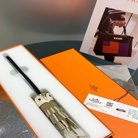 Hermes爱马仕 猫头鹰吊饰