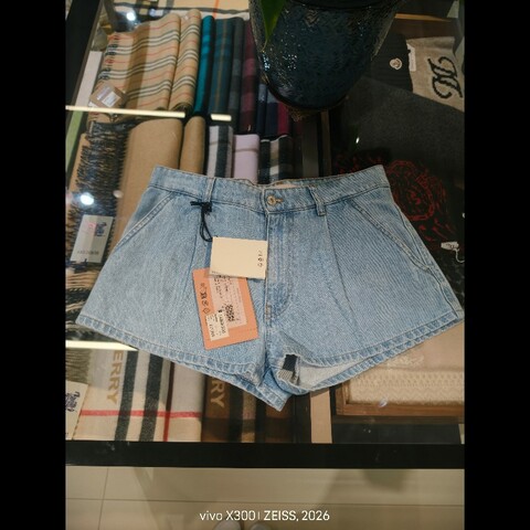 miu miu牛仔短褲碼數38碼
