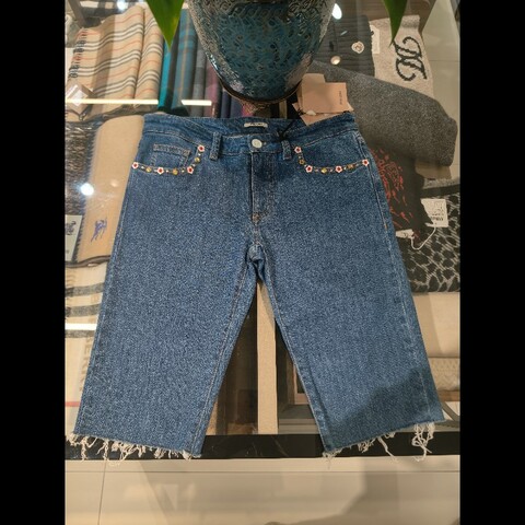 miu miu牛仔短褲26碼