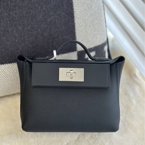 Hermes 迷你黑銀2424 togo mini G刻全套