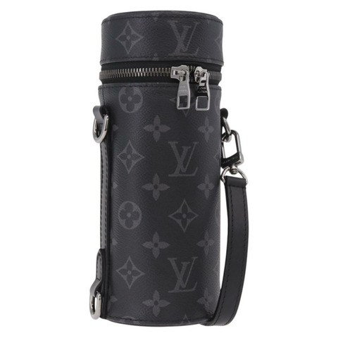 路易威登 Monogram Eclipse 手提包 Porte Boutille GI0398 Auth 185037V